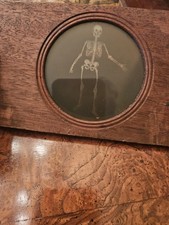 Vintage MAGIC LANTERN slide SKELETON ..great