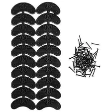 Shoe Heel Protectors Rubber Sole Repair Pads Saver Plates Handy Protection 10 PC