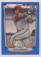 2014 Bowman Draft Chrome Blue Refractor 124/399 Rhys Hoskins #CDP122 0hk3