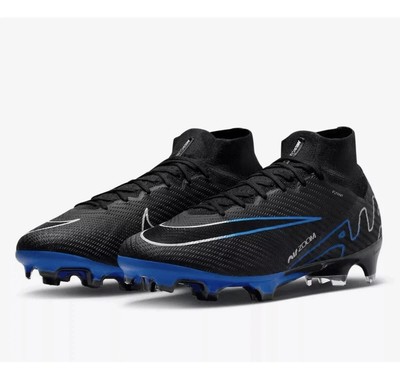 NEW Nike Zoom Superfly 9 Elite FG Soccer Black Blue DJ4977 