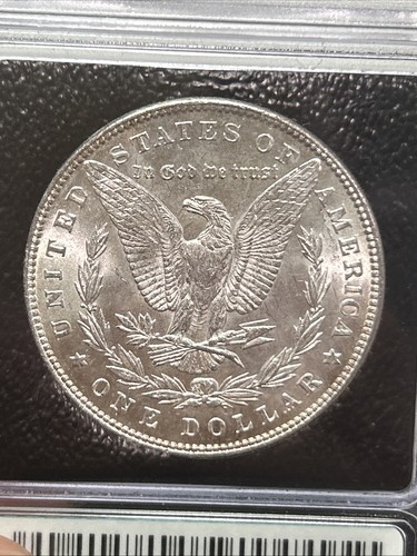 SASA 1887 Morgan Silver Dollar MS63 ICG - Bild 4 von 5