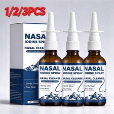 1-3x Iodine Nasal Spray Nasal Iodine  Nasal Cleanse Refresh Your Nasal Passage-