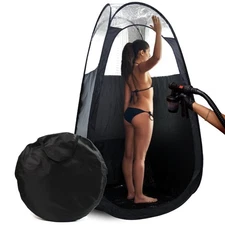 Large Spray Tan Tent – Deluxe Pop Up Tent Portable Tanning Booth with Carr