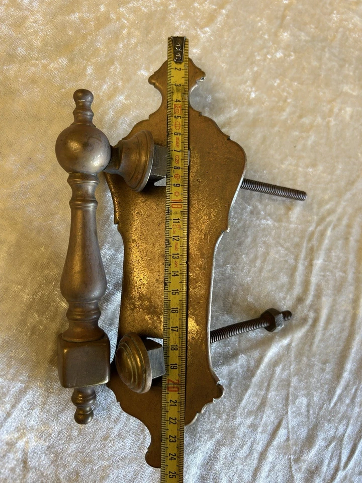 Heurtoir marteau de porte Pendeloque sur plaque Porte d'entrée - Photo 4/4