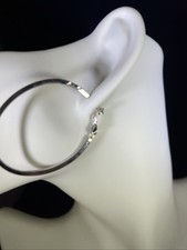 fashion Silver Plated Hoop earrings for womens
