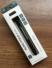 Uni Kuru Toga Wood Mechanical Pencil 0.5mm Steel Gray M5KW1P.23 Mitsubishi New