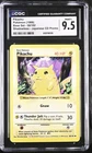 CGC 9.5 MINT+ Pikachu 58/102 Shadowless Japanese Cd Promo Base Set Pokemon Card