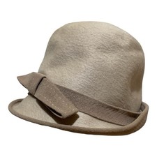 Rare 1950  s Henry Pollock of NY Countess Wool Ritz Bucket Hat Sz 7