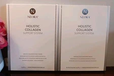 2 LOT Neora Holistic Collagen Support System Sheet 6 Face Masks EXP 11/26 & 1/23