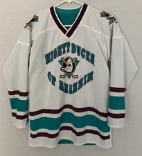 Youth Mighty Mac Sports Mighty Ducks Reversible Medium Jersey P97