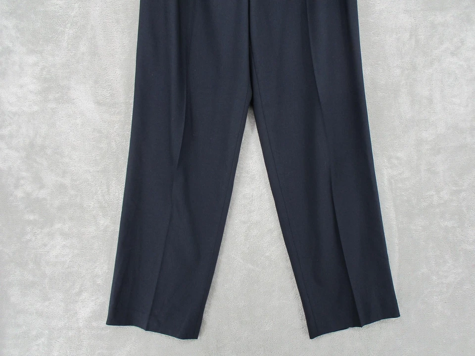 Vintage Talbots Pants 6 Wool Blend Straight Leg Pleated Minimalist Career Lined - Image 4 of 4