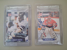 (2) 1991 Pro Set Gazette FACTORY SEALED Promo Packs Emmitt Smith Patrick Roy 