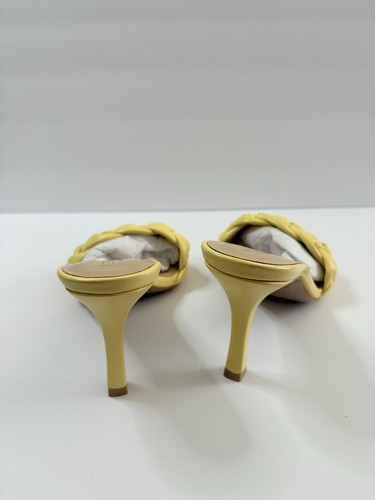 TORGEIS Maraca Braided High Heel Sandals Yellow Size 8.5 Retail $109NWT - Picture 6 of 10