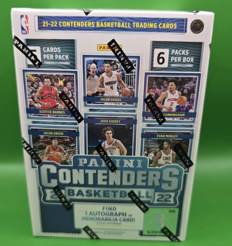 2021-22 Panini CONTENDERS Basketball Exclusive Sealed Blaster Box-AUTO/MEM