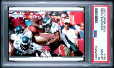 2007 UPPER DECK #140 BRIAN DAWKINS PSA 10 GEM MINT HOF POP 1 EAGLES BRONCOS
