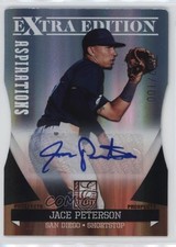2011 Donruss Elite Extra Edition Die-Cut Aspirations /100 Jace Peterson Auto 5c2