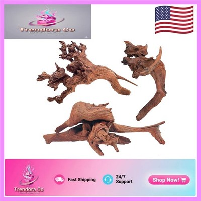 Enhance Your Aquarium with Natural Driftwood - 3 Large Mopani Pieces (7-11 Inch)