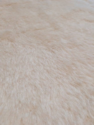 Loloi Faux Fur Accent Rug Grand Canyon Ivory Power Loomed - Picture 6 of 7