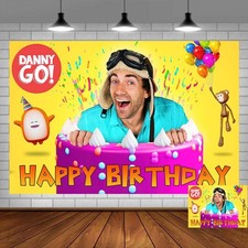 Danny Go Backdrop Kids Birthday Party Decoration Banner Background