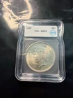 1922 ICG MS62 silver peace dollar
