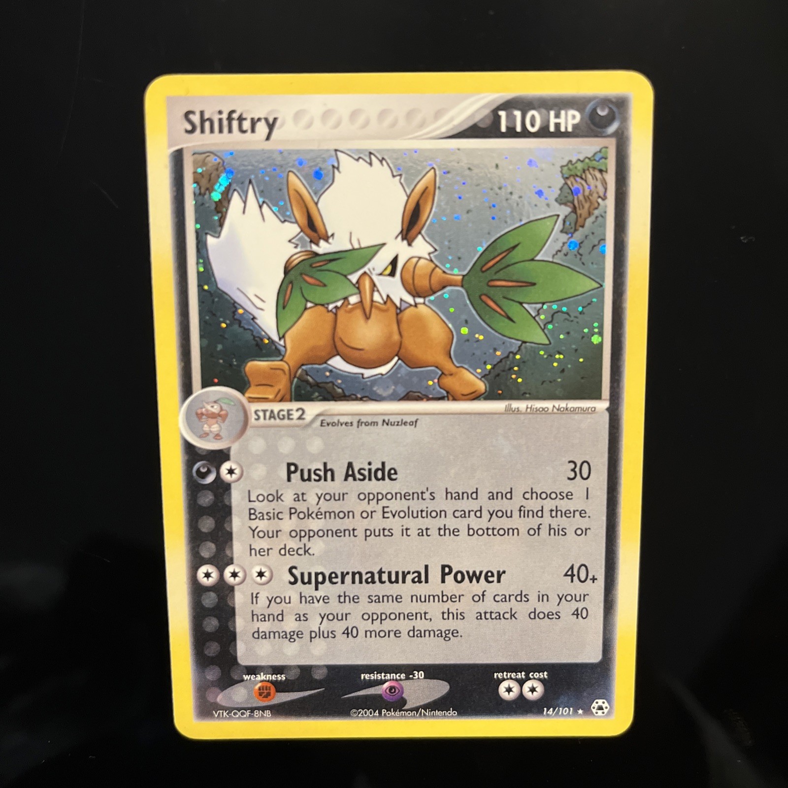 Shiftry - 14/101 - Pokemon Ex Hidden Legends Holo Card NM