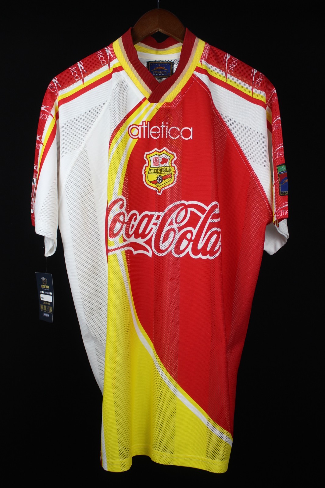 Club Morelia jersey  Atletica Size L 1998-1999 #15 Armando Santoyo Match Worn