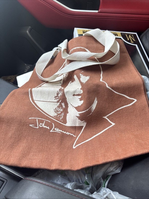 Vintage John Lennon Canvas Tote Bag 