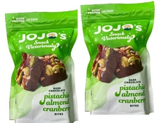 2-PACK JOJO's Snack Victoriously Dark Cocoa Pistachio Almond Cranberry 14.4oz ea