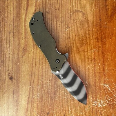 Zero Tolerance 0350OLTS Onion Assist Magnacut G10 Assisted Olive/Black Knife