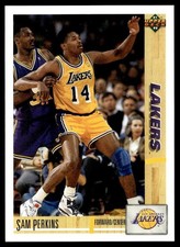 1991-92 Upper Deck Sam Perkins Los Angeles Lakers #144