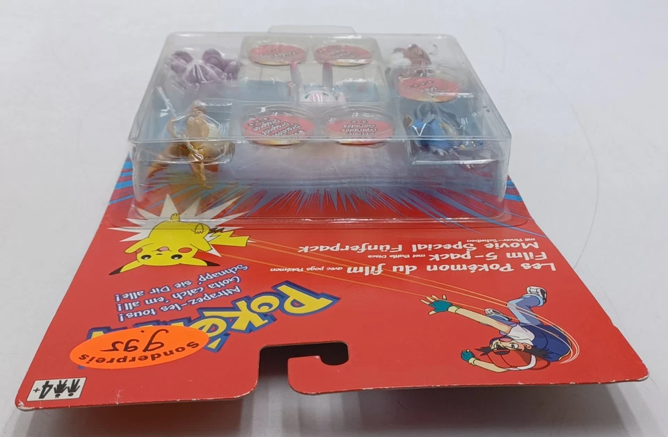 2000 Hasbro Pokemon Battle Discs Movie Special Movie 5-Pack Tomy Figures with Mew - Image 3 of 4