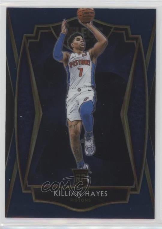 2020-21 Panini Select Premier Level Retail Blue Killian Hayes #181 Rookie RC