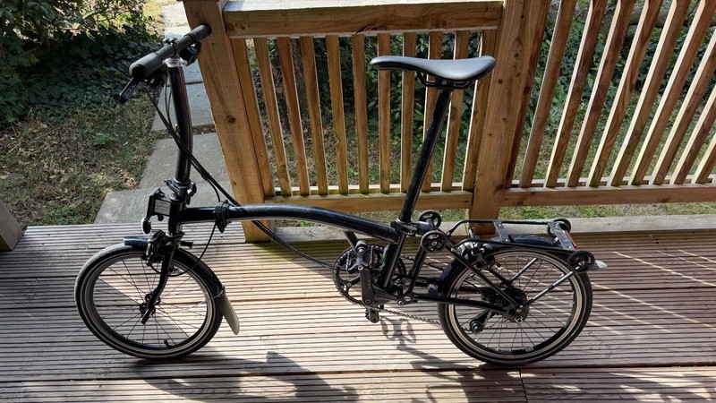 Brompton P Line 12-Speed with super roller / folding bike / 2024 /Midnight Black
