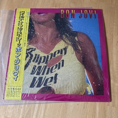 SEALED BON JOVI ''Slippery When Wet'' Vinyl Japan 1986 New Jersey Hair Band