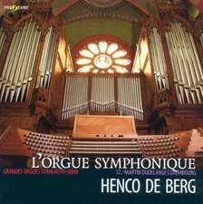 Henco De Berg Vierne/Dupre/Messiaen: L'orgue (CD) (UK IMPORT)