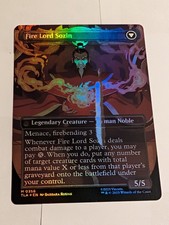The Rise of Sozin Borderless Avatar The Last Airbender Foil MISPRINT SEE PICS