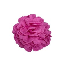 Linen Fabric Rose Flower Large Brooches Lapel Pins Big Floral Flower Brooch Pin