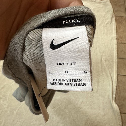 Nike Crew Neck Sweater Women Large Gray Dri Fit Long Sleeve Athletic Performance - Picture 6 of 6