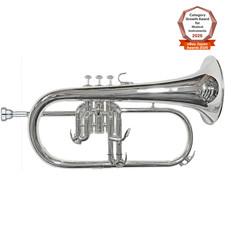 Yamaha YFH-631GS Professional Flugelhorn Gold Brass Silver Plated Made in Japan