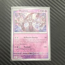 Pokémon Mewtwo 150/165 SV: Scarlet & Violet 151 Rare Reverse Holo 130 HP