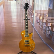 Yellow Antique Electric Guitar Ships from USA Chrome Plated Parts High Quality