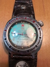 Vtg Vostok Komandirskie Paratrooper Mechanical Watch Soviet USSR Era