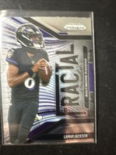 2025 Panini Prizm - Fractal Lamar Jackson #2 Silver Prizm