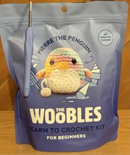 The Woobles   Pierre the Penguin - Pastel Edition Crochet Kit