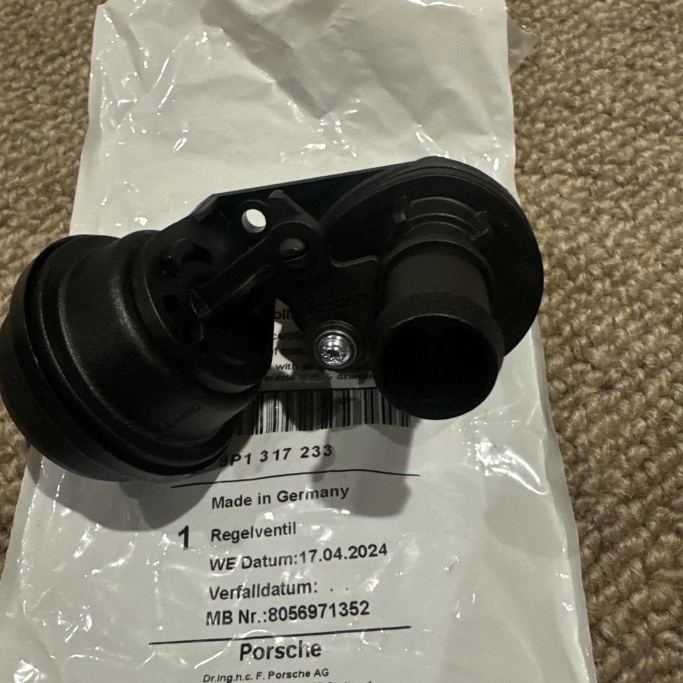 Genuine Porsche Transmission Cooler Valve 9P1-317-233 Cayman Boxster 911 - Image 4 of 4