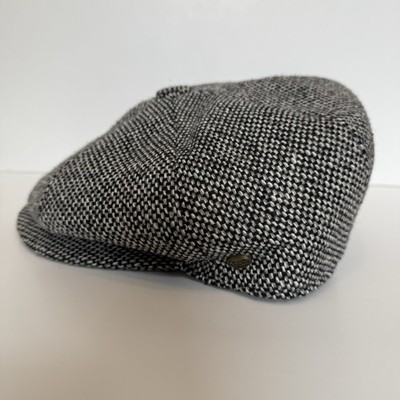 Epoch Hat Company Men s XL 100% Wool Newsboy Cabbie Golf Hat Cap Tweed Snap Brim
