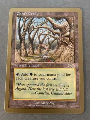 MTG Magic The Gathering GAEA'S CRADLE 1999 World Championship GOLD BORDER  BEAUTY | eBay