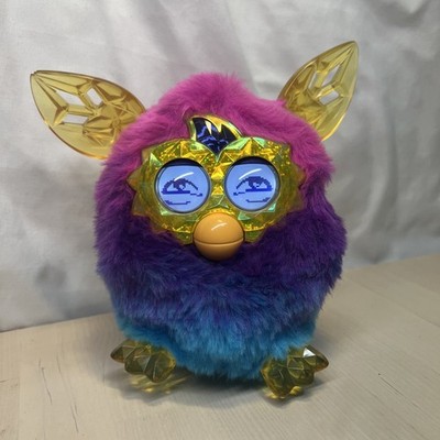 Furby Boom Crystal Series Pink/Blue Tested & Works Rare 2012