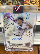 KERRY CARPENTER 2023 Topps Pristine Pulsar Refractor Auto Encased RC #/99 Tigers