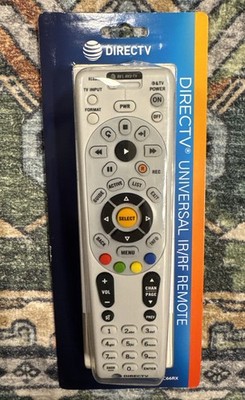 Opened Package DIRECTV Universal IR/RF Remote Control RC66RX With Manual
